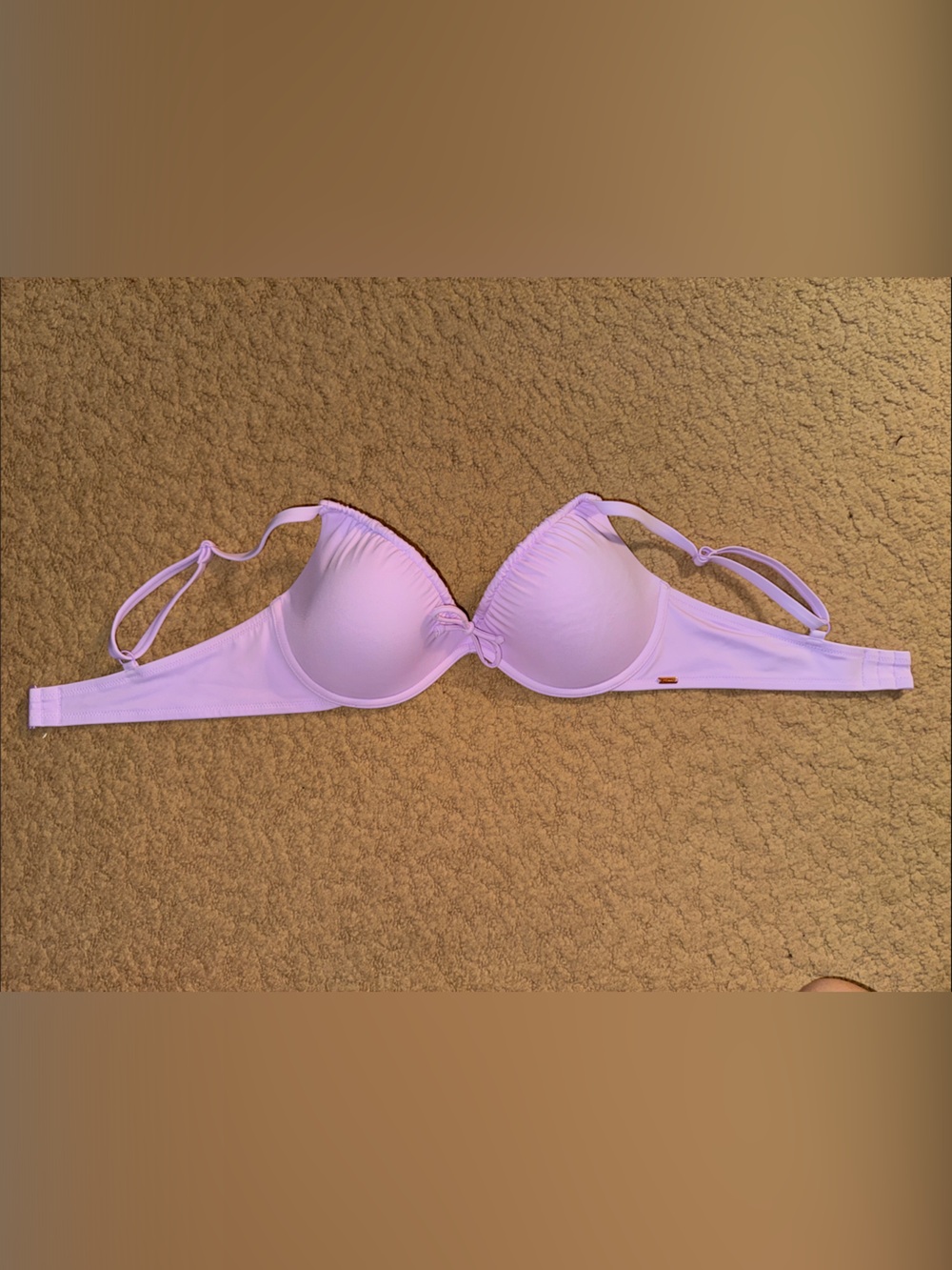 Women’s PINK Light Purple Padded Bikini Top